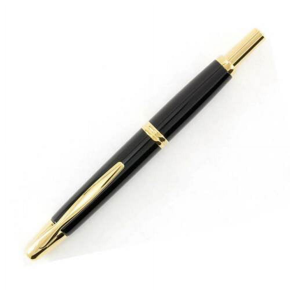 Pilot Vanishing Point Collection Fountain Pen - Black & Gold - Fine Point