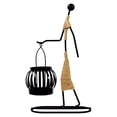 thumbnail image 1 of veasfak Candlestick Sculpture Centerpiece Abstract Character for Dining Table Decoration Rope A, 1 of 9