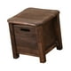 thumbnail image 5 of Taburete de almacenamiento de madera Taburete pequeño para el hogar Decoración Artesanía con forma redondeada 30cmx30cmx30cm, 5 of 9