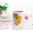 thumbnail image 3 of Disney Lady and the Tramp Doodle Sketch Hearts Ceramic Mug | Holds 20 Ounces, 3 of 7