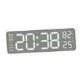 thumbnail image 3 of Elodie Digital Wall Clock Large Display Table Clock for Office Livingroom Classroom Black Shell, 3 of 8