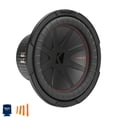 thumbnail image 2 of Kicker 48CWR102 CompR 10" Subwoofer, DVC, 2-ohm - Includes Speaker Wire, 2 of 9