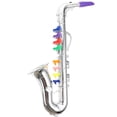 thumbnail image 1 of Saxofón de juguete para niños, instrumento musical de simulación, 1 of 7