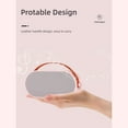 thumbnail image 2 of Mistaha Wireless Split-type Microphone Bluetooth Speaker with Mic Colorful LED Ambient Light - Model P6 Single Mic Pink, 2 of 6