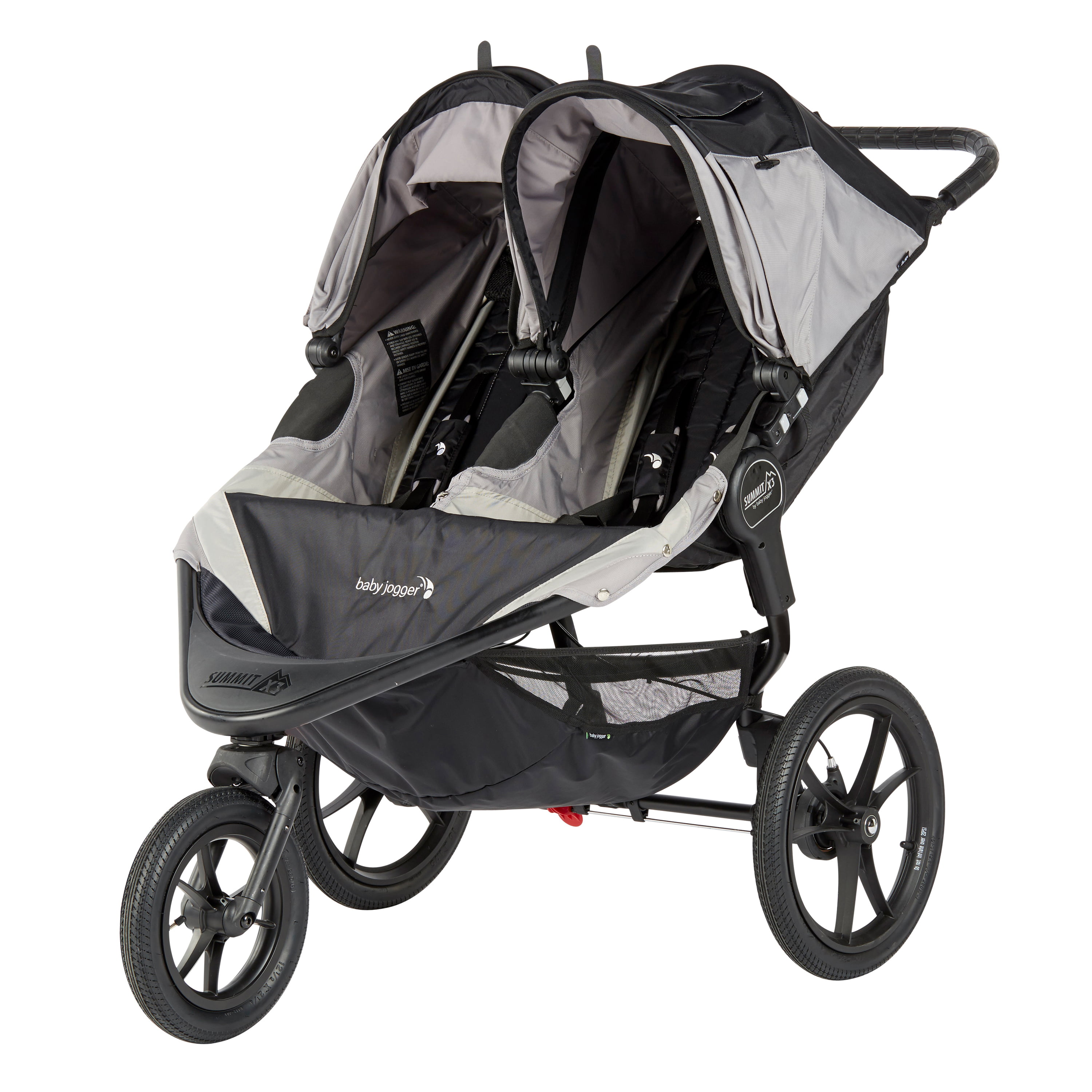 Baby Jogger Summit X3 Double Jogging Black and Gray -