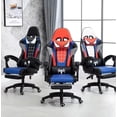 thumbnail image 3 of Silla Gamer Spiderman Roja Cuero Sintético, 3 of 5