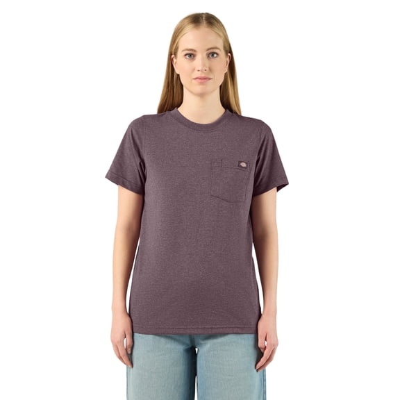 Dickies Women's Heavyweight Short Sleeve Pocket T-Shirt