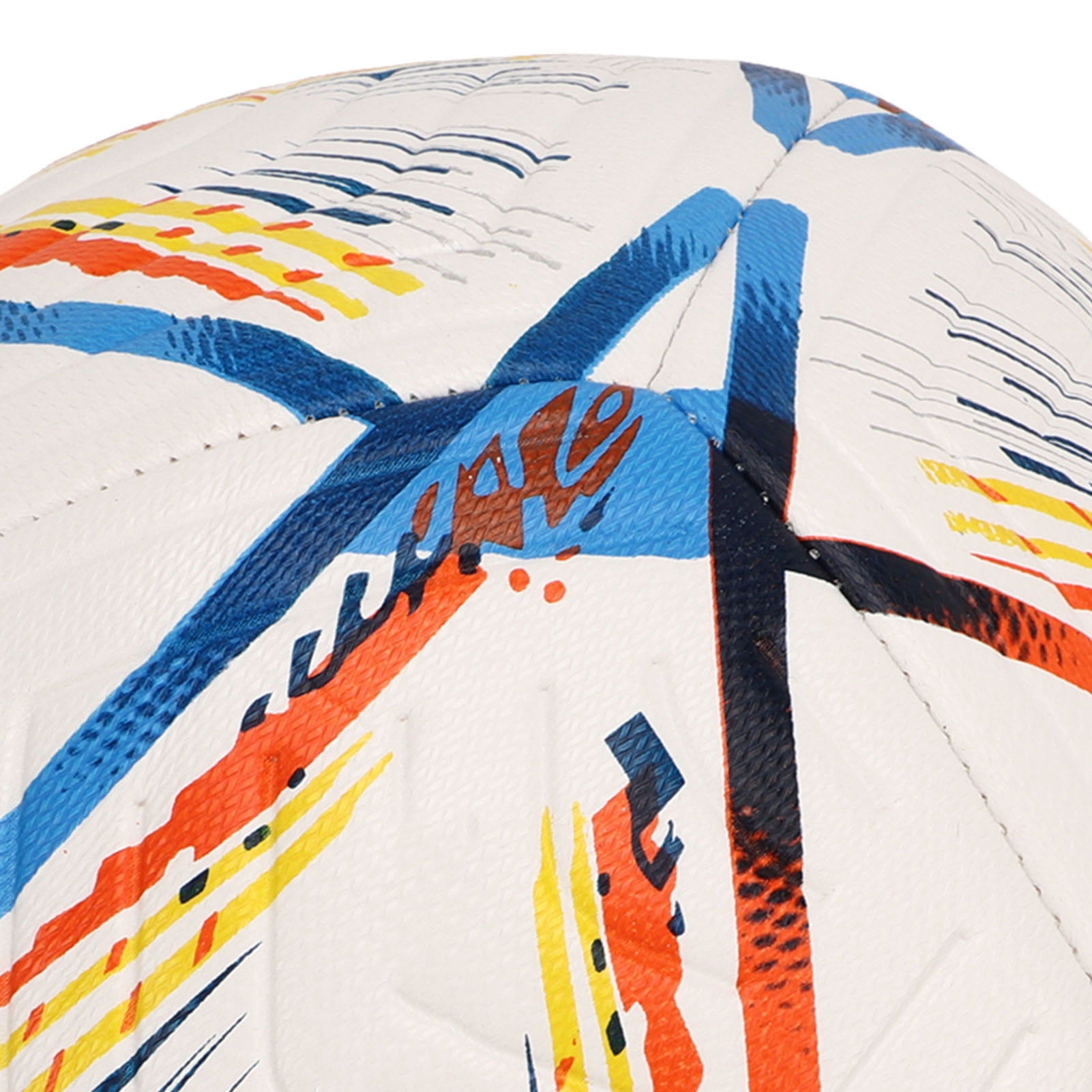 NFTIGB Premium PU Soccer Ball Size 4 Football Training Balls for Adult and Youth Professional Team Match Play Colorful Bright Pattern Design (7.87 inches / 20 cm) Great for Outdoor Sports