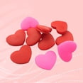 thumbnail image 4 of 6 PCS Silicone Tennis Racket Vibration Dampeners Heart Shape Tennis Racquet Absorbers Tennis Racket Strings Dampers for Players (Red and Rosy), 4 of 5