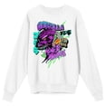 thumbnail image 4 of Godzilla King of the Monsters 1954 Adult White Crew Neck Sweatshirt-Large, 4 of 7