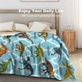 thumbnail image 5 of Dinosaur Blanket for Boys Girls Kids Toddler Flannel Throw Blanket Baby Dinosaurs Gifts for Children Sofa Bedroom Living Room 50"x40", 5 of 6