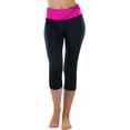 thumbnail image 7 of ToBeInStyle Women's Comfy Capri Yoga Pants with Criss-Cross Design, 7 of 7