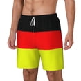 thumbnail image 5 of Mens German Flag Germany Swimming Trunks with Compression Liner Beach Quick Dry Swim Shorts, 5 of 6