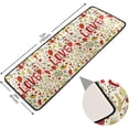 thumbnail image 2 of SKYSONIC 2'X6' Valentine's Day Runner Rug with Rubber Backing, Spring Flower Butterfly Non Slip Entryway Rug Runner Washable Soft Area Rug Carpet for Hallway Bedroom Kitchen Decor, 2 of 6