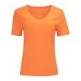 thumbnail image 5 of Athletic Works Women's Active Texture Knit V-Neck Tee, Sizes XS-XXXL, 5 of 8