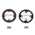 thumbnail image 4 of BUCKLOS 38/26T Mountain Bicycle Chainrings MTB Bike Round Fit 10 speed Chain Ring, 4 of 7