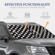 thumbnail image 4 of Balery Black and White Polka Dot Parasol para parabrisas de coche de 2 piezas | Parasol plegable para parabrisas delantero de coche para la mayoría de sedanes-Small, 4 of 6