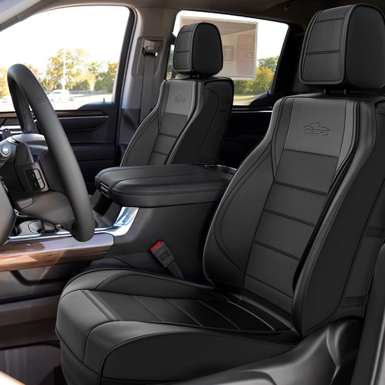 Texan Driver Side Leatherette Seat Cover – Fits GMC Sierra 2007-2014, Dark Titanium Gray