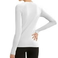 thumbnail image 3 of Ounisa Workout Shirts for Women Long Sleeve Yoga Tops Sports Running Shirt Breathable Athletic Top Slim Fit, 3 of 3