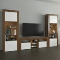 thumbnail image 2 of Milano Set 145-BK-BK Modern Wall Unit Entertainment Center, 2 of 3