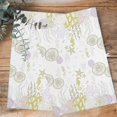 thumbnail image 4 of Coastal Kitchen Towels Set of 3, Water Absorbent Dish Towel, Yellow-green Ocean Coral Starfish Jellyfish Decorative Hand Towels - Quick Drying Cloth for Cooking Baking, 18x28 Inch, 4 of 8
