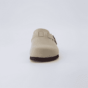 Cushionaire Hana Womens Clogs | Comfortable Vegan Suede Clogs for Women | Slip On Potato Shoes with Cork Footbed & Arch Support | Memory Foam, Wide Widths Available