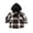 Gray, variant on Kid Toddler Boy Flannel Shirt Baby Long Sleeve Hooded Plaid Button Shirt for 5-6 Years Old