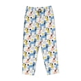 thumbnail image 4 of Naloa Poodle Dog Print Women’s Ultra-Soft Comfy Pajama Lounge Pants with Pockets & Drawstring, 4 of 8