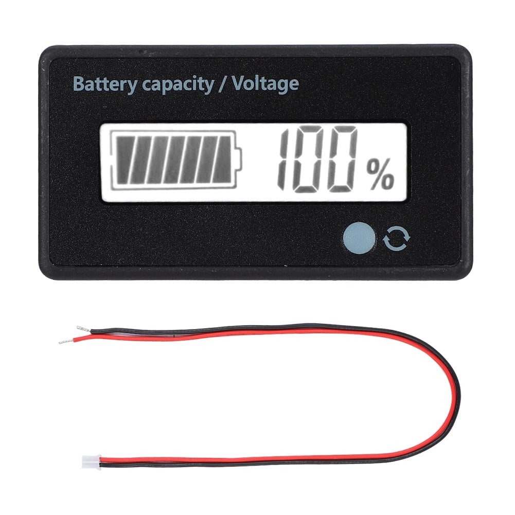 LCD Battery Display, 12-84V Battery Capacity Monitor, Double Buttons GY-6D Accurately For Lithium Battery For Lithium Iron Battery For -acid Battery