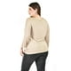 thumbnail image 3 of Blusa con diseño cruzado Roman Fashion /Tallas Extras, 102 (Beige) beige 38, 3 of 5