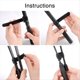 thumbnail image 5 of Walkie Talkie Antena Plegable SMA-Hembra de Doble Banda para Accesorios de Radio para UV5R 136-174 400-520(MHz)108cm, 5 of 5