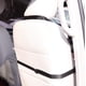 thumbnail image 4 of Asiento de coche para mascotas para gatos y gatos, bolsa de transporte para perros y gatos con correa de seguridad y bolsillo de almacenamiento con cremallera, huella de hueso gris oso de fresa Electrónica, 4 of 5