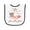White and Black, variant on Inktastic Just a Silly Goose Baby Terry Cloth Bib