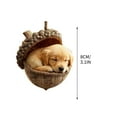 thumbnail image 2 of 8cm Forest Animals Decoration Christmas Tree Pendant Holiday Gift, 2 of 7
