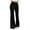 Black, variant on WIZUTIZ Women's Dress Pants Breathable Stylish Baggy Wide Leg Sweatpants Elastic Stretch High Waist Beach Pants Solid Drawstring Flared with Pockets Palazzo Pants Business Outdoor Black