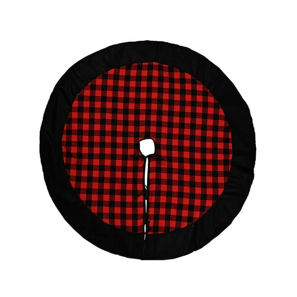 buffalo plaid mini tree skirt