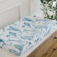 thumbnail image 3 of Caspian Quilted Change Pad Cover - Whale, 3 of 4