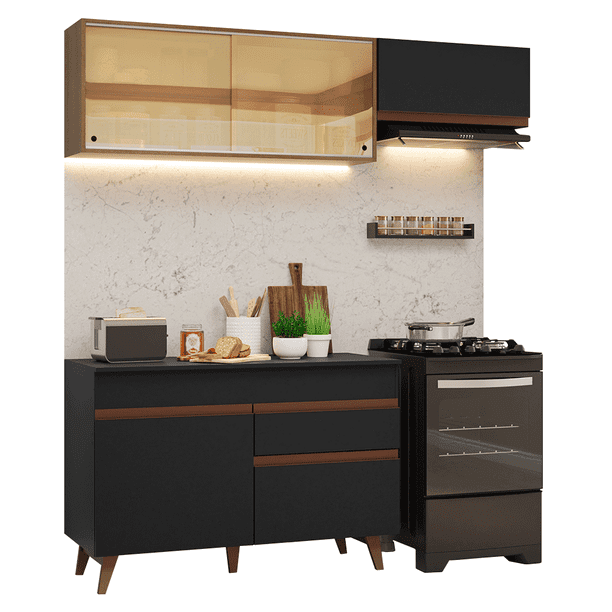 Cocina Integral Completa Modular Madesa Reims 190cm NM 05