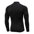 thumbnail image 5 of YUSHOW Mens 2 Pack Mock Turtleneck Compression Shirt Long Sleeve Dry Fit UV Protection Cool Shirts Athletic Running Shirt, 5 of 6
