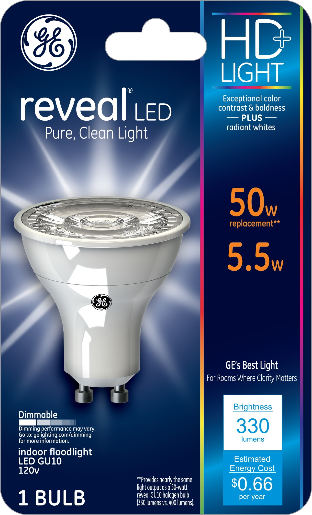 4 x Sylvania GU10 LED Dimmable Light Bulbs New 6w = 50w PAR16 22 Year Life 