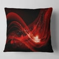 thumbnail image 2 of Designart Dark Red Vector Illustration - Abstract Throw Pillow - 18x18, 2 of 5