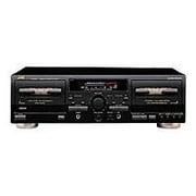 JVC TD-W354BK - Dual cassette deck - black