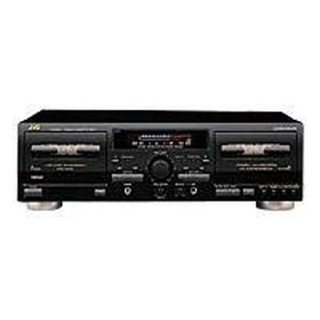 JVC TD-W354BK - Dual cassette deck - black