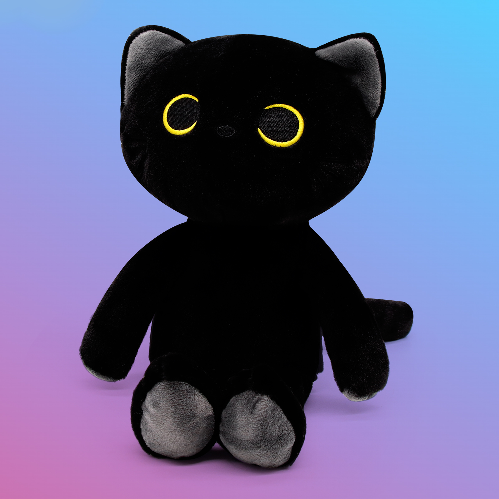 SUWJELANY Black Cat Plush Toys,14.5