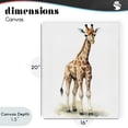 thumbnail image 4 of Stupell Industries Eclectic Eloise Long Legs Giraffe Canvas Art, 16 x 20, by Ray Powers, 4 of 8