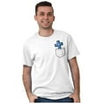 thumbnail image 4 of Cross in Pocket Holy Roller Faith Men's Graphic T Shirt Tees Brisco Brands S, 4 of 6