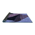 thumbnail image 2 of Ahgly Company Indoor Square Oriental Blue Modern Area Rugs, 6' Square, 2 of 4