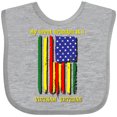 thumbnail image 3 of Inktastic My Great Grandpa is a Vietnam Veteran Boys or Girls Baby Bib, 3 of 4