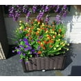 thumbnail image 2 of 24 Bundles Artificial Flowers for Outdoors, Artificial Plants UV Resistant Fake Flowers Greenery Shrubs Plants for Decoration Outdoor Plants Hanging Planter Home Garden Decor, 2 of 5