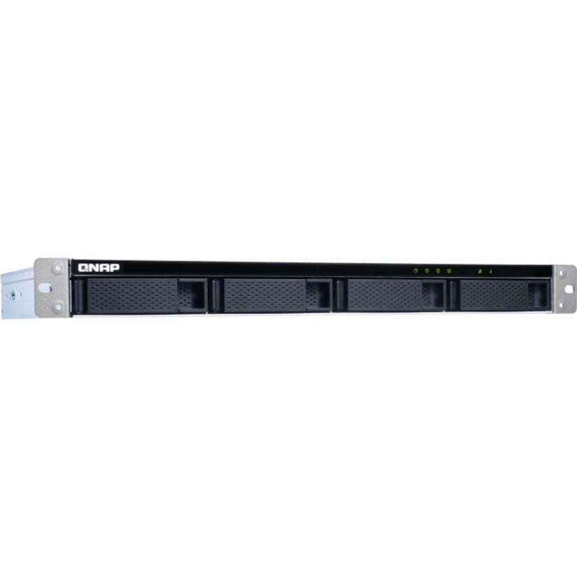QNAP TL-R400S Drive Enclosure SATA/600 - Mini-SAS Host Interface - 1U Rack-mountable - 4 x HDD Supported - 4 x SSD Supported - 4 x Total Bay - 4 x 2.5"/3.5" Bay